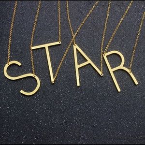 Maxi Letter Necklace The Perfect 🎁 Gift